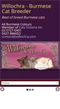 Mobile Screenshot of burmesecatbreeder.com